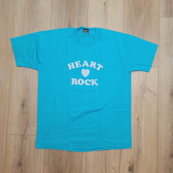VTG 80s 90s BEST FOTL T-Shirt XL Single Stitch USA Made HEART ROCK Graphic Tee - Picture 1 of 4